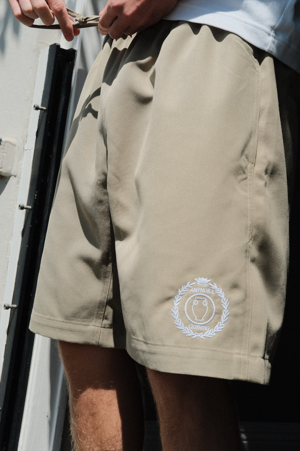 Cotton Twill Shorts - Light Khaki