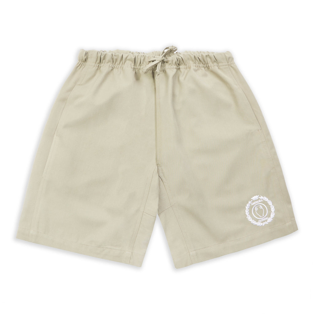 Cotton Twill Shorts - Light Khaki