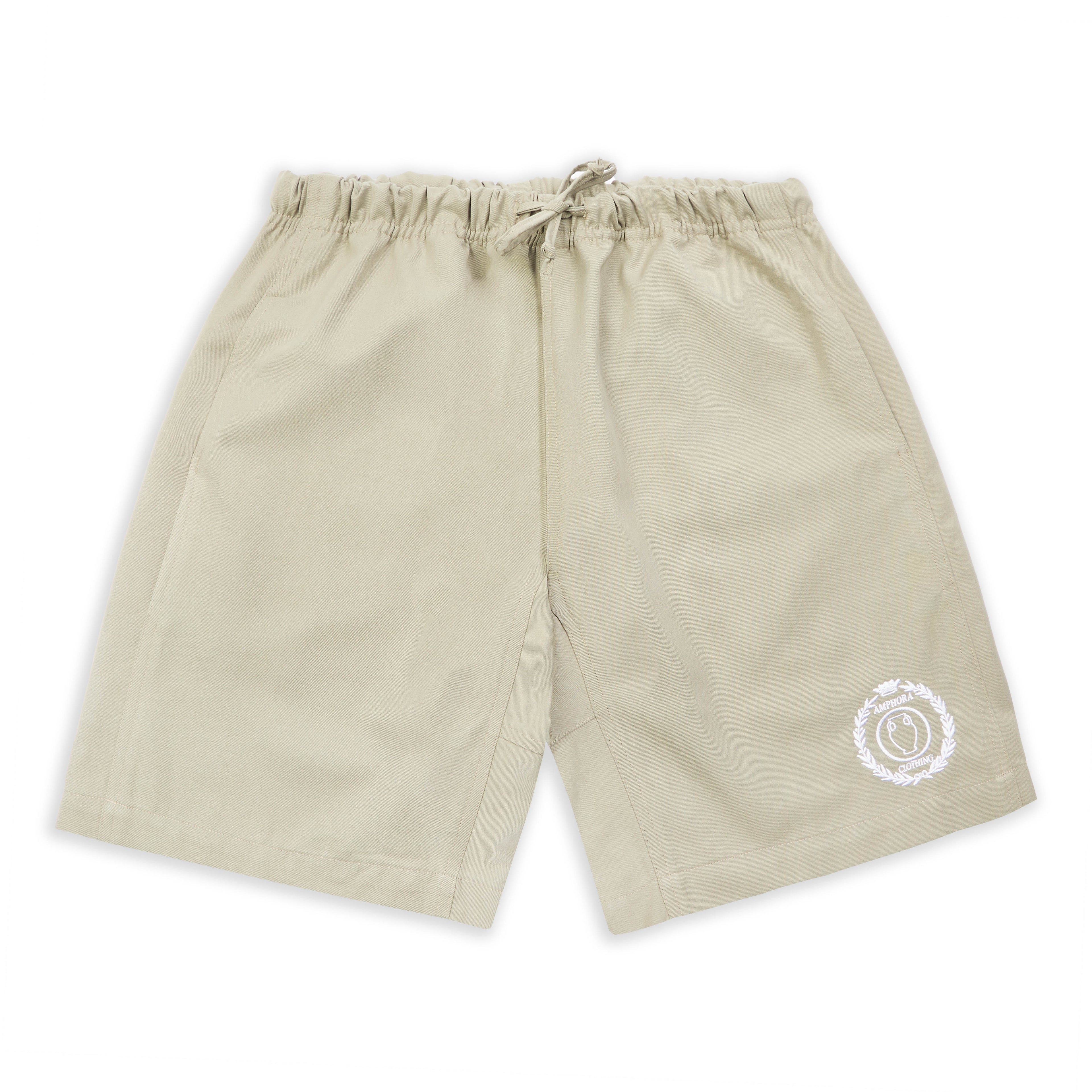 Cotton Twill Shorts - Light Khaki