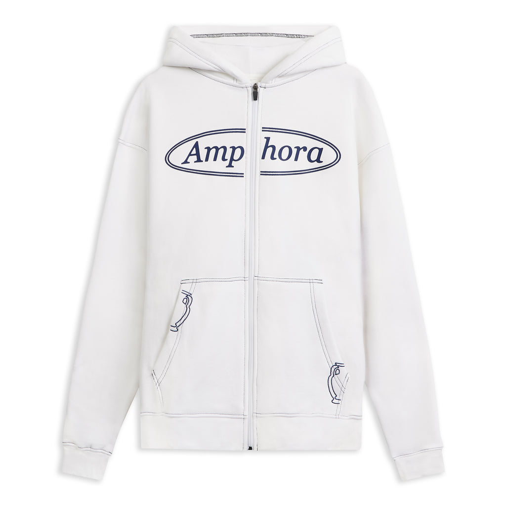 Signature Zip-Up – White Edition