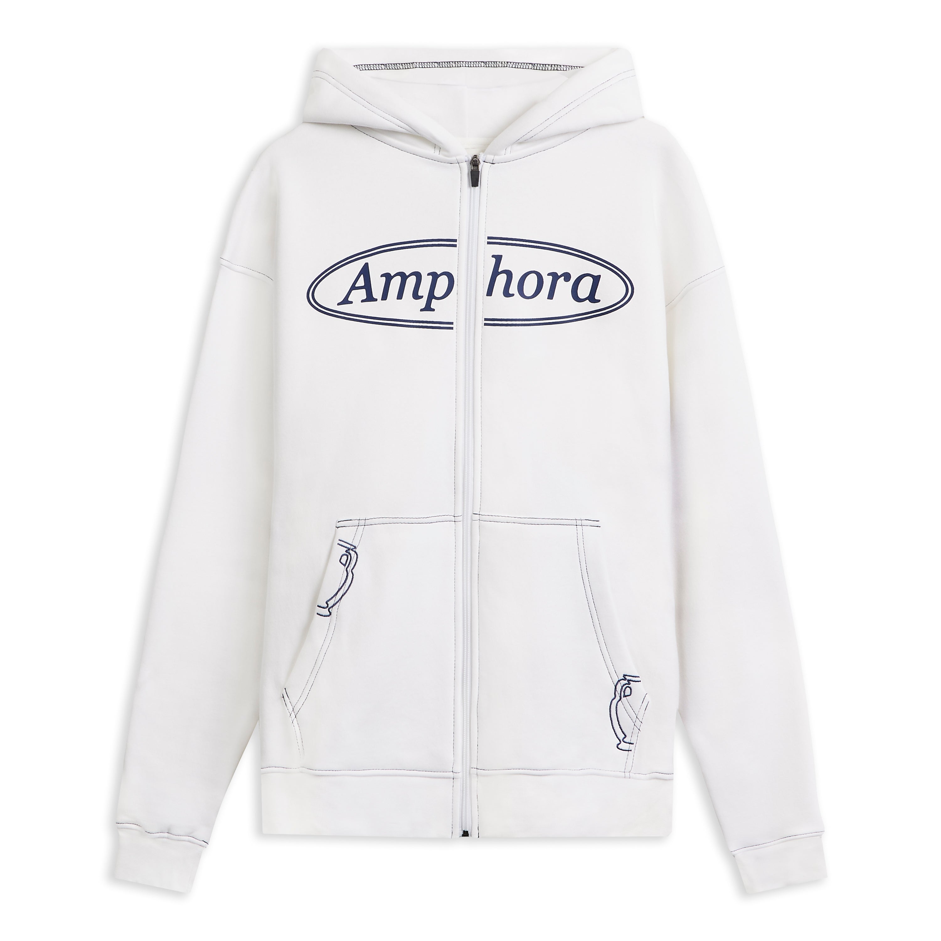Signature Zip-Up – White Edition