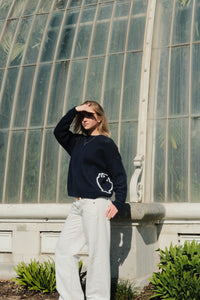 Amphora midnight blue Knitted Jumper