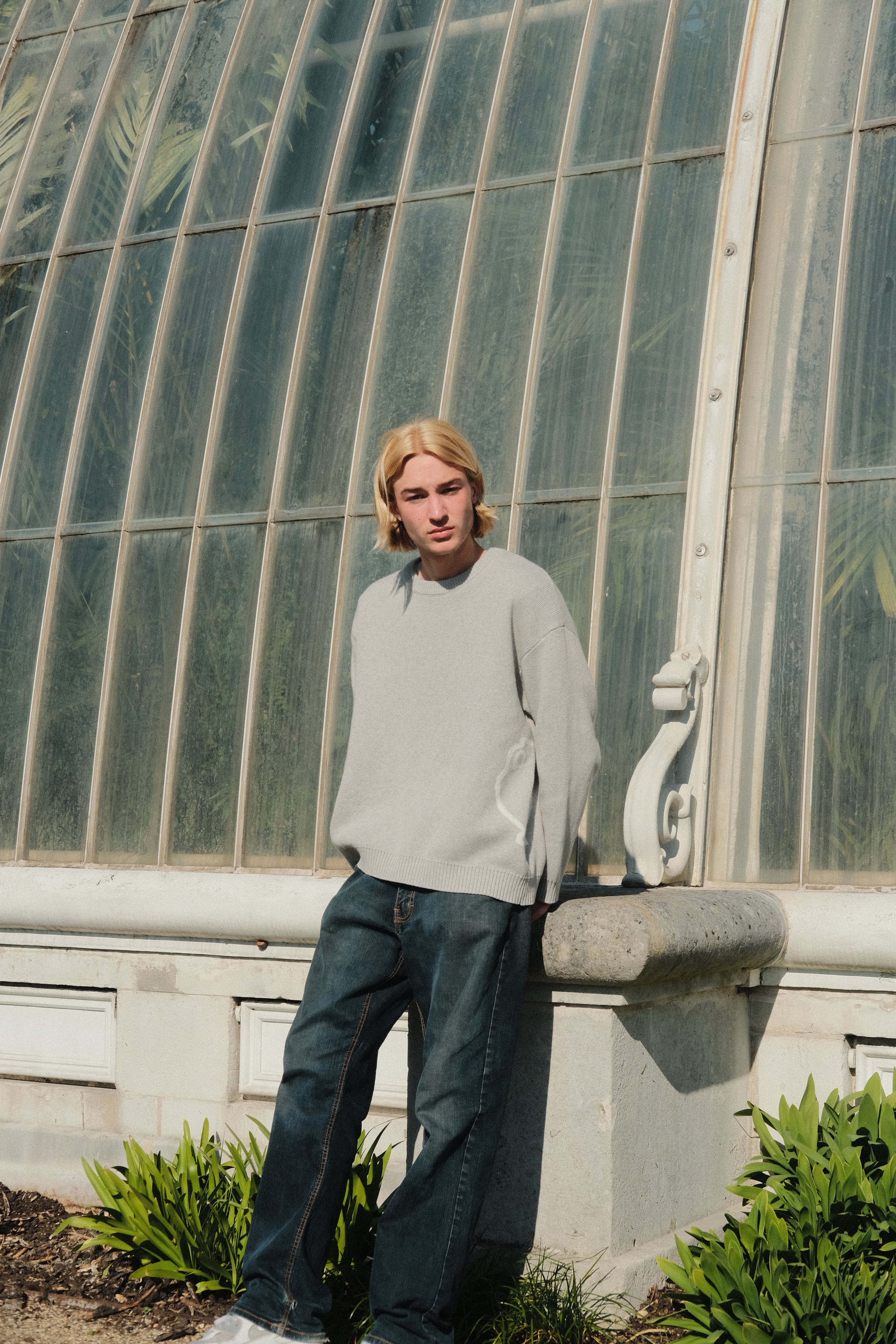 Oat Grey Knitted Jumper