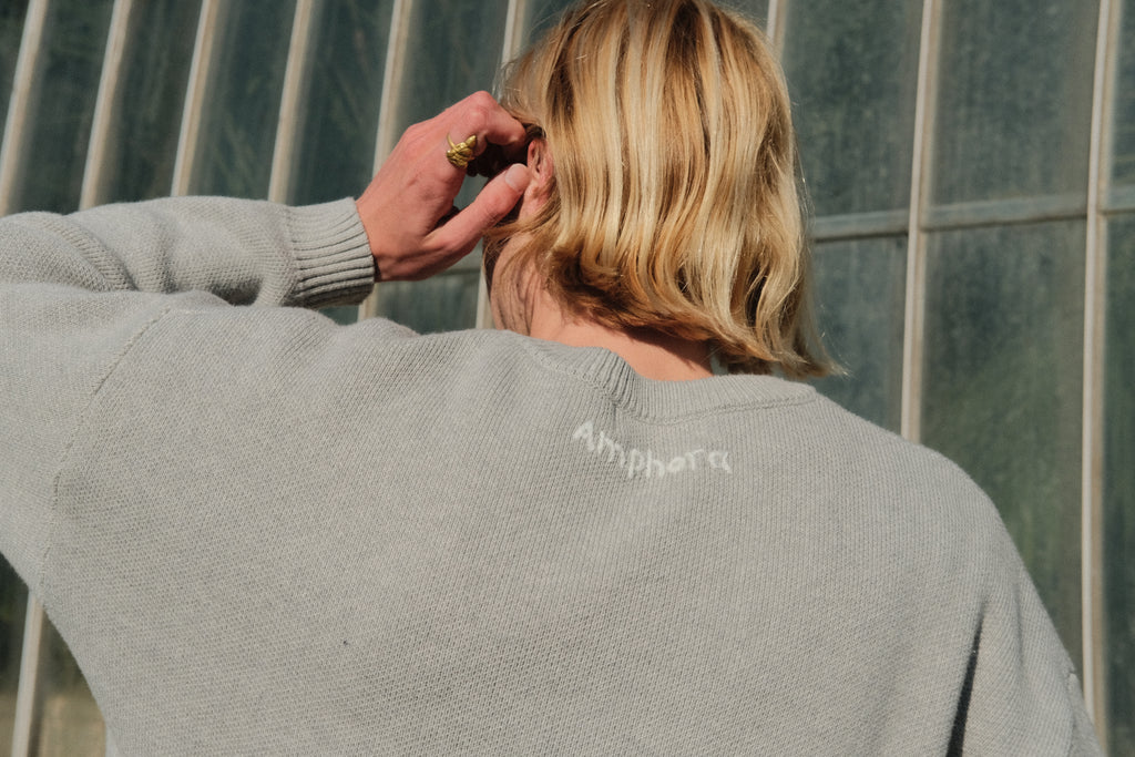 Oat Grey Knitted Jumper