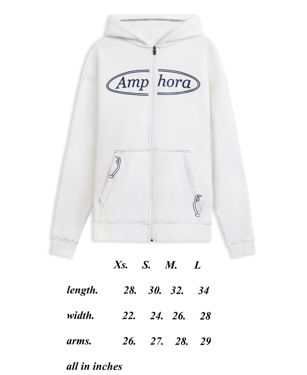 Signature Zip-Up – White Edition